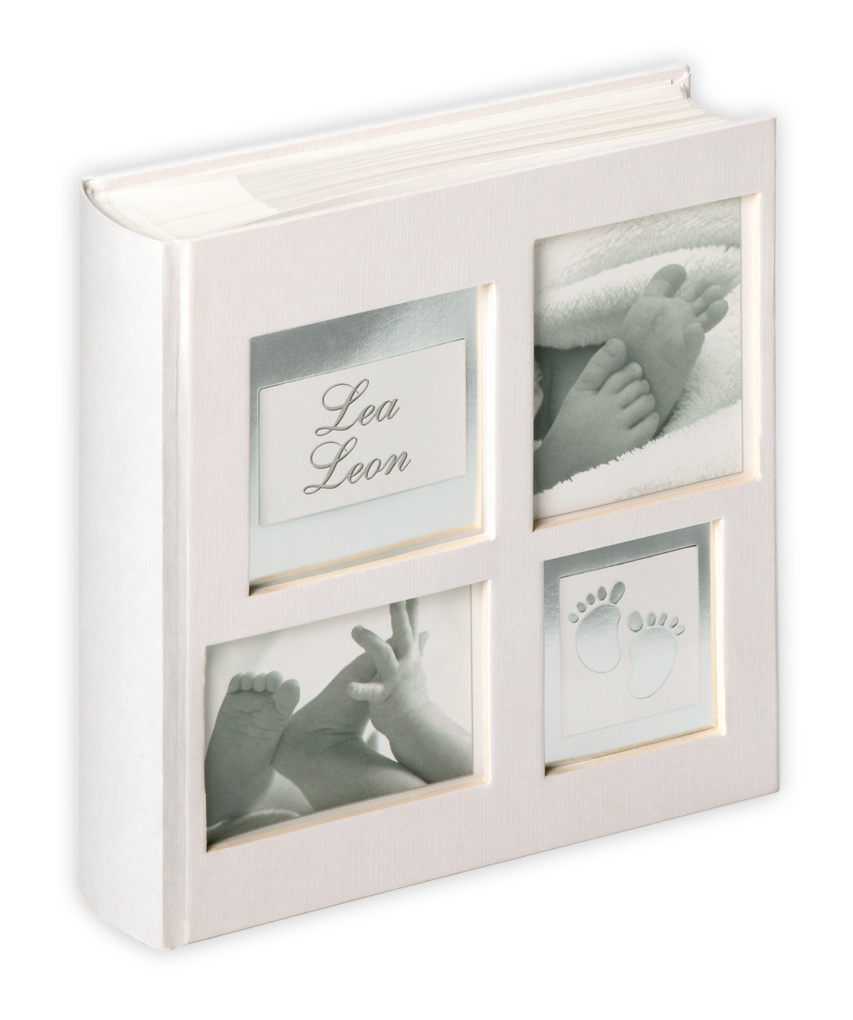 Walther Little Foot Album Grijs-wit - 200 Foto's van 10x15 cm