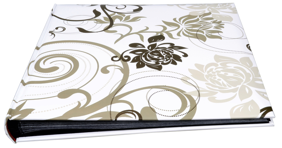Walther Grindy Fotoalbum Wit - 30x30 cm (60 Zwarte zijden / 30 bladen)