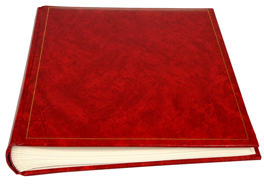 Henzo Henzo Basic Line Fotoalbum Rood - 30x36 cm (80 Witte zijden / 40 bladen)