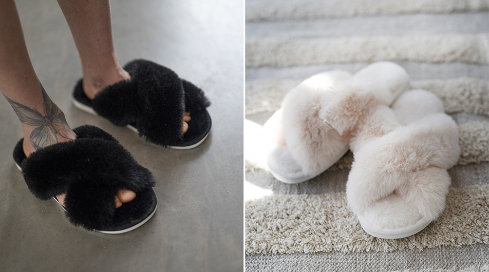 Knusse en warme pantoffels