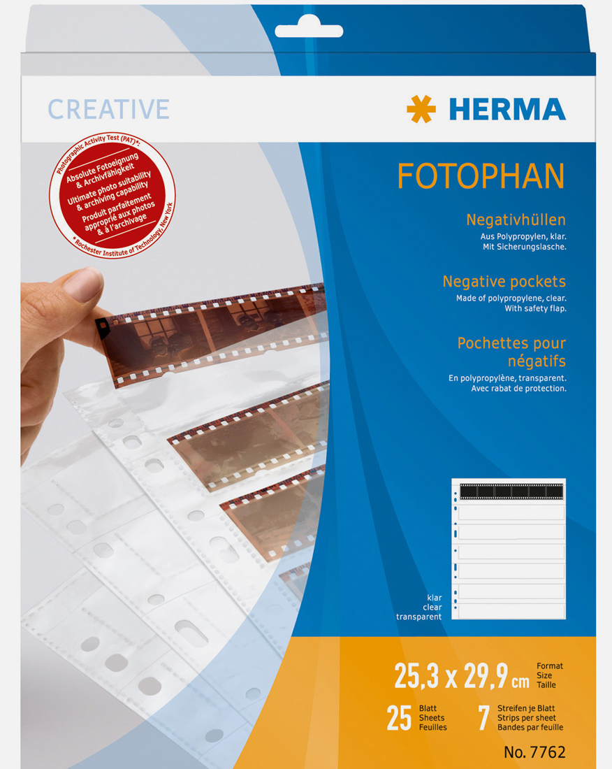 Herma negatiefbladen - 25-pack