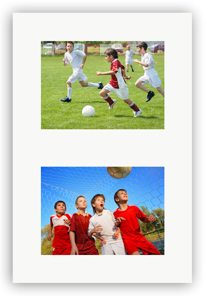 Egen tillverkning - Passepartouter Passe-partout Wit 10x15 cm - Collage 2 Foto's (5x7 cm)