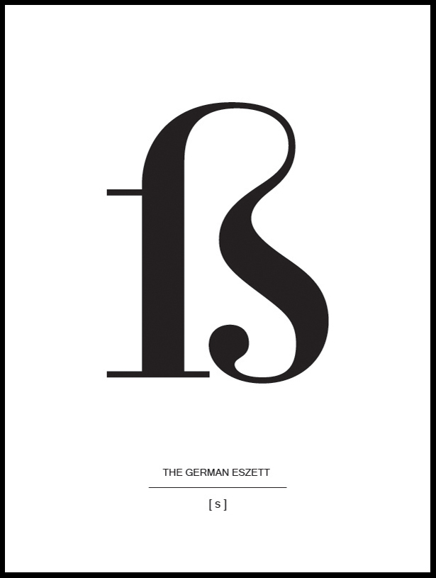 Product Image for Letter ß (13x18 cm)