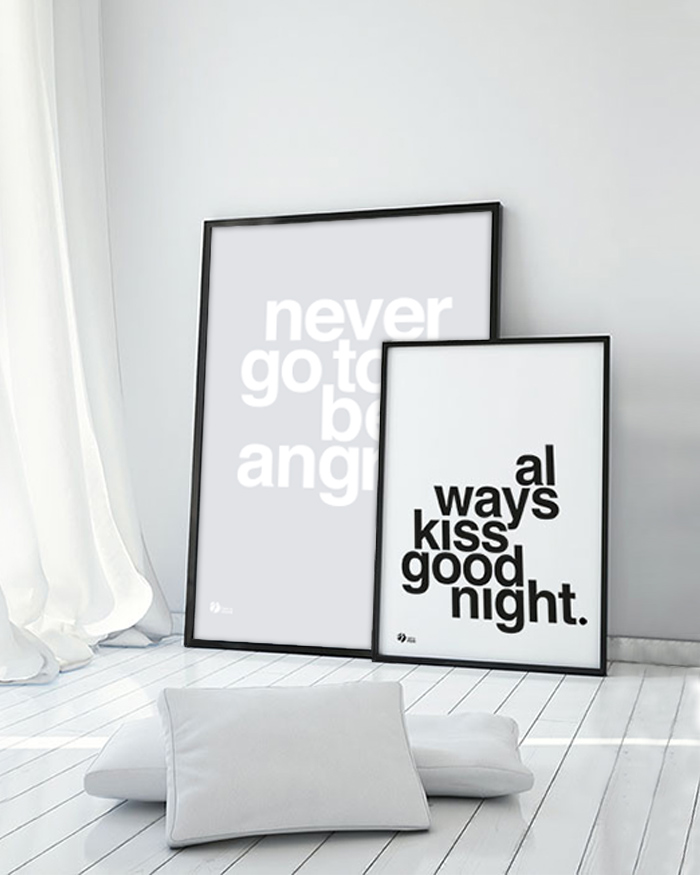 Dahl & Krohn Always Kiss Goodnight - Grey
