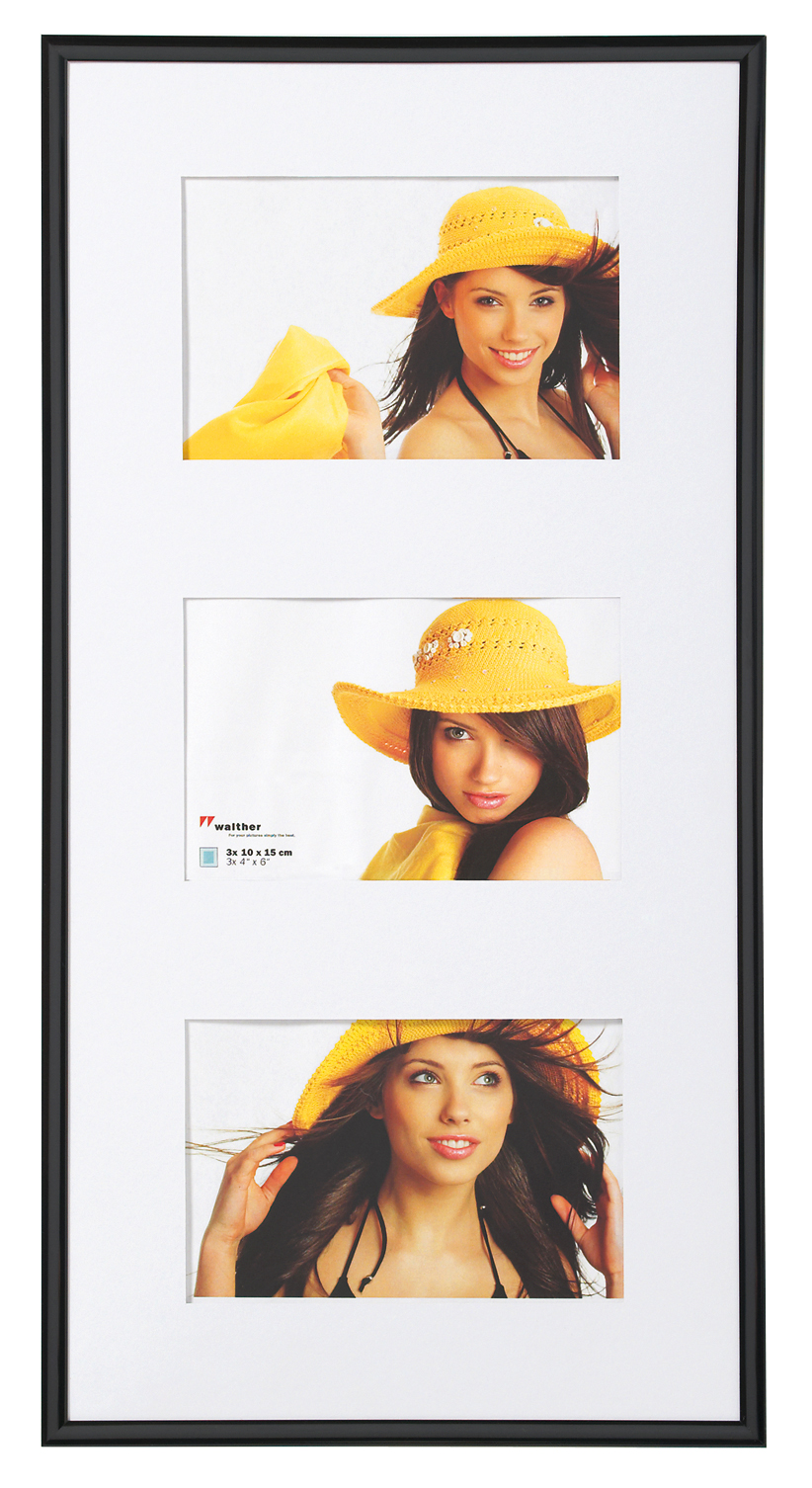 Product Image for New Lifestyle Collagelijst Zwart - 3 Foto's (10x15 cm)