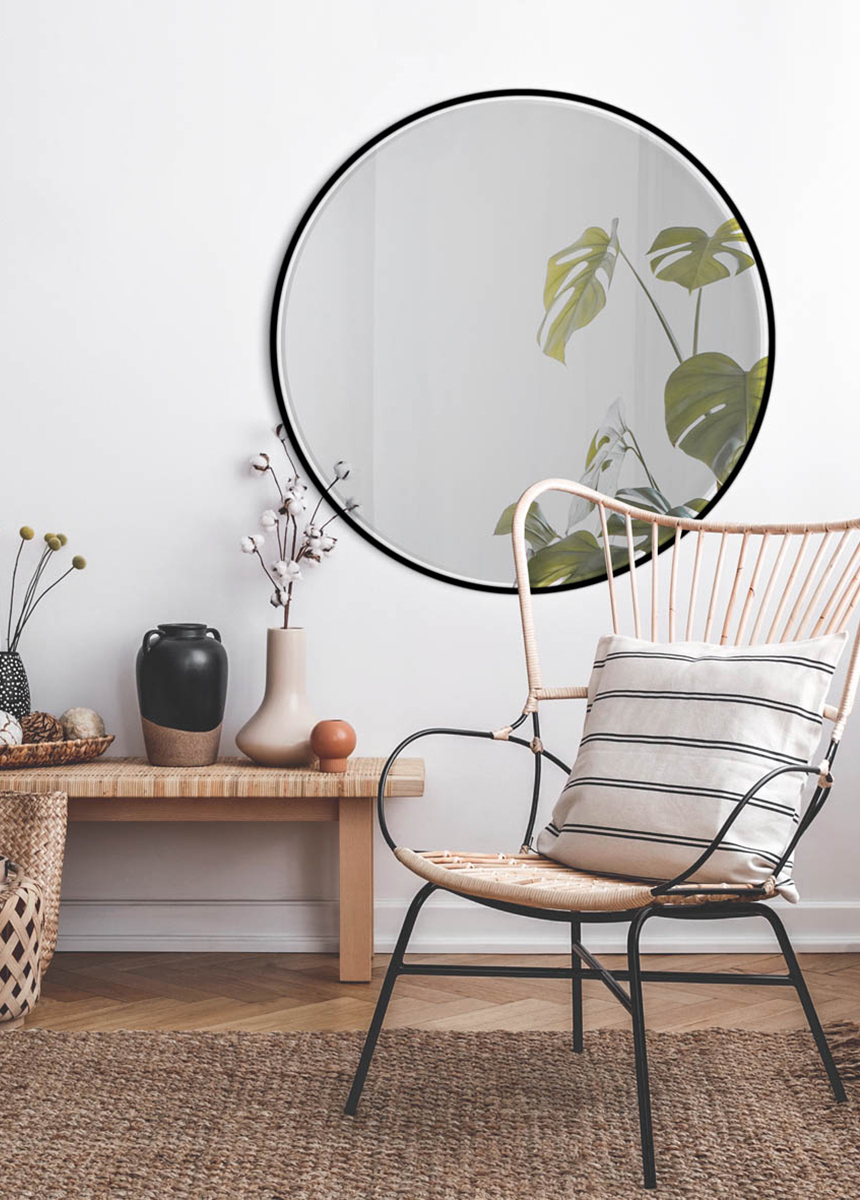 Incado Spiegel Premium Black Circle 100 cm Ø