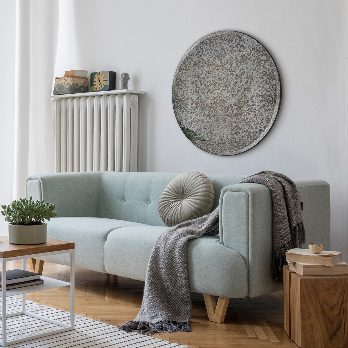 Incado Spiegel Prestige Oxidized 80 cm Ø