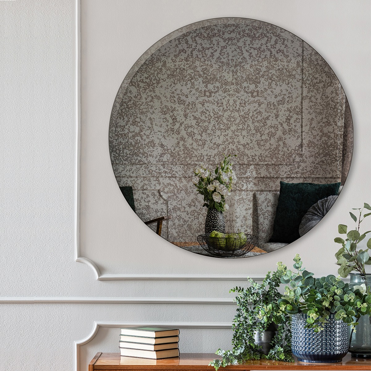 Incado Spiegel Prestige Oxidized 80 cm Ø