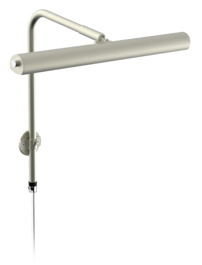 Texa Design Gallery LED 30 cm voor lijstbreedte 60-80 cm schilderijverlichting - Nikkel