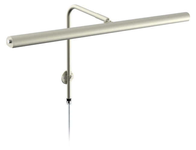 Texa Design Gallery LED 60 cm voor lijstbreedte +90 cm schilderijverlichting - Nikkel