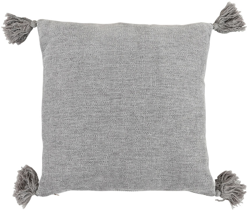 Miljögården Kussensloop Tassle - Grijs 45x45 cm