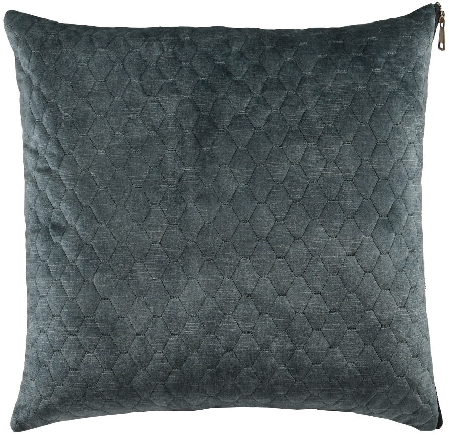 Miljögården Kussensloop Alegra - Blauw 45x45 cm