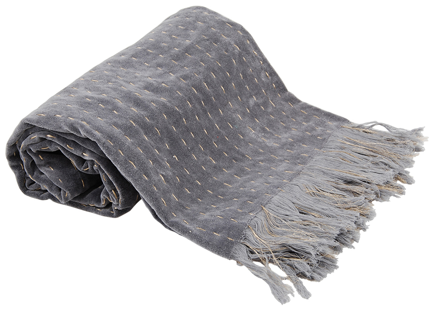 Miljögården Sprei Siliva - Grijs 130x170 cm