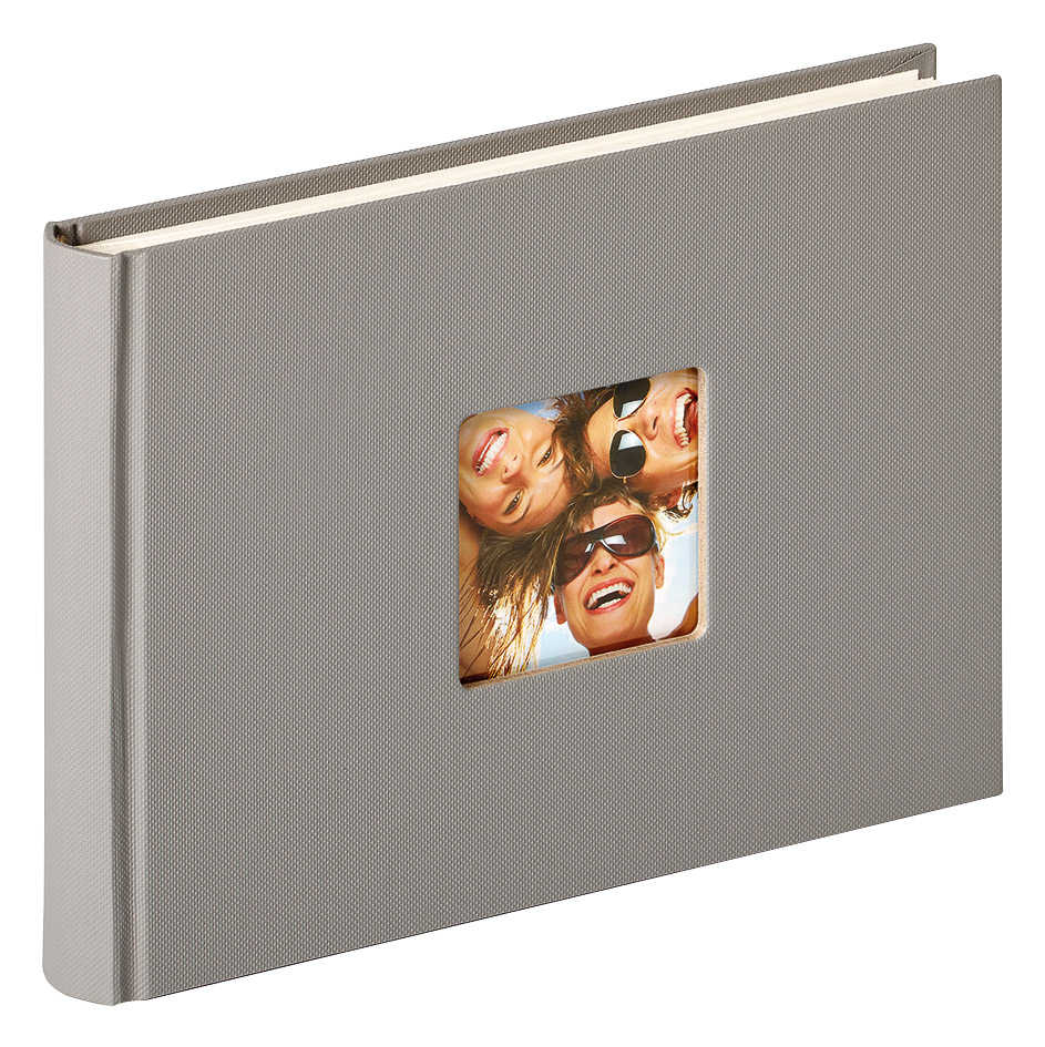 Walther Fun Design Grijs - 22x16 cm (40 Witte zijden / 20 bladen)